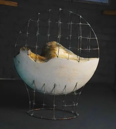 Antropo – jedle, měď, 20×60×75 cm, 2026