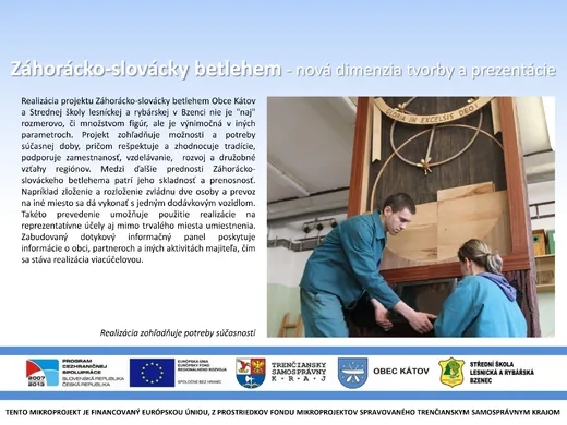 Záhorácko-slovácký betlém – prezentace projektu, 2010