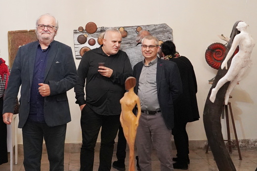 Z vernisáže Vividium, Justiho síň, Primaciální palác, Bratislava