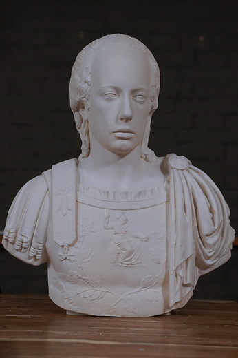 Náš 3D sken vytlačen pro expozici u Mohyly míru