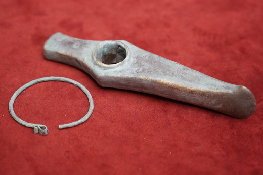 Sekyra, 3D sken a  3D tllač, náramek kovaný