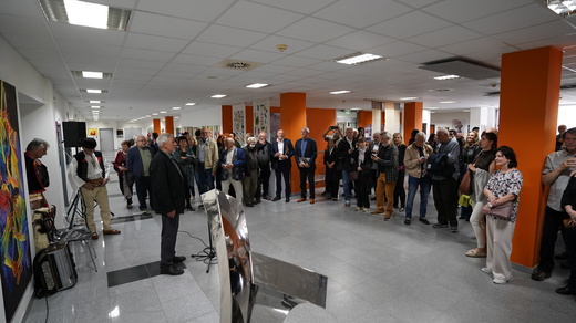 Vernisáž výstavy Umělecké besedy Slovenské v galerii Silencium