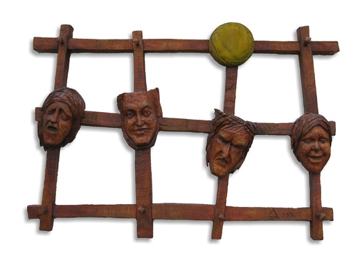 NÁSTĚNNÁ REALIZACE NA PÓDIU VINOTÉKY VE SKALICI