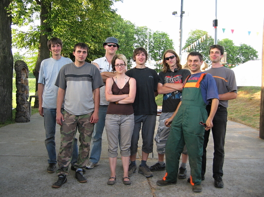 Účastníci  sympozia a žáci kurzu v Kunovicích