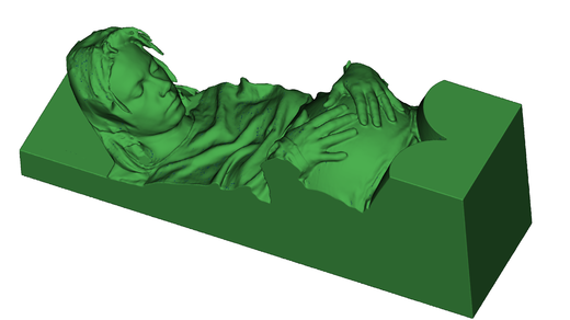 3D sken těhotné ženy