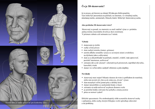 Informace k 3D skenování