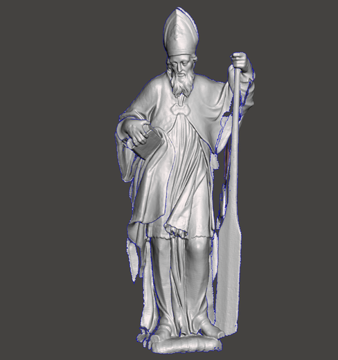 Sken z Františkánského kostela ve Skalici