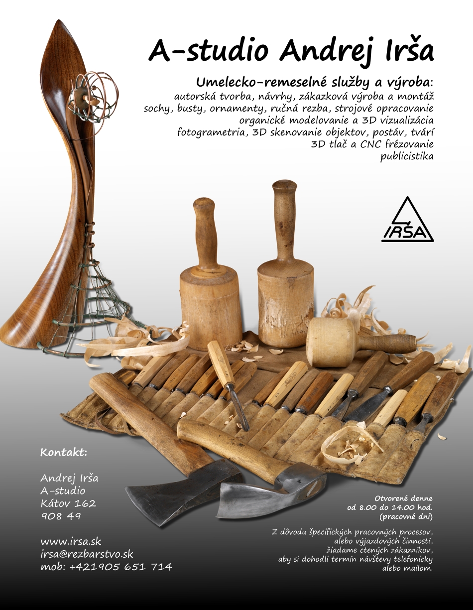 Pod názvem A-studio Andrej Irša jsme působili na Slovensku 29 let